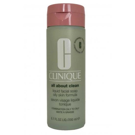 Clinique All About Clean Liquid Facial Soap Combination To Oily Skin 200ml