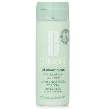 Clinique All About Clean Liquid Facial Soap Extra-Mild Very Dry To Dry Skin