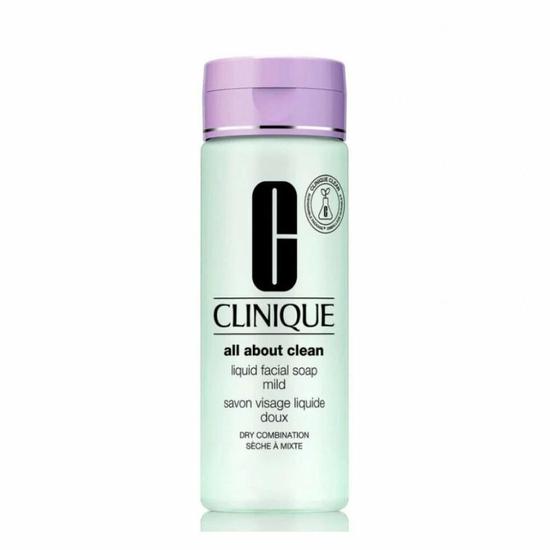 Clinique All About Clean Liquid Facial Soap Mild Dry Combination