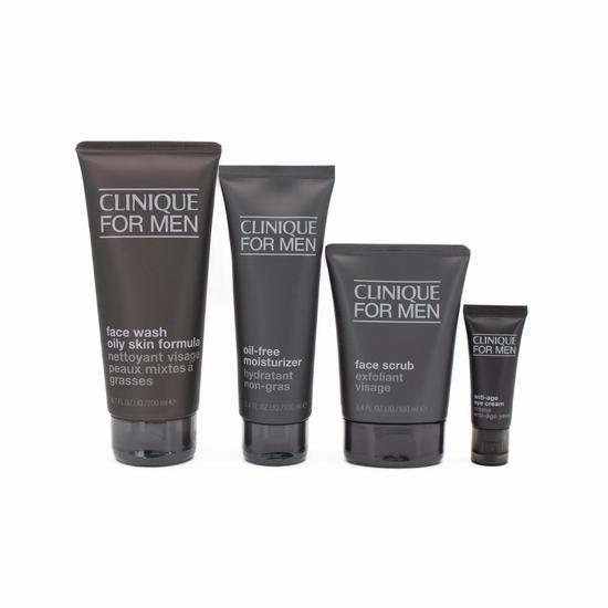 Clinique for Men Essentials Refreshed Skin For Him 4 Piece Set Imperfect Box