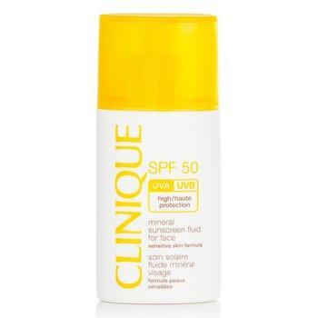Clinique Mineral Sunscreen Fluid For Face SPF 50 Sensitive Skin Formula 30ml