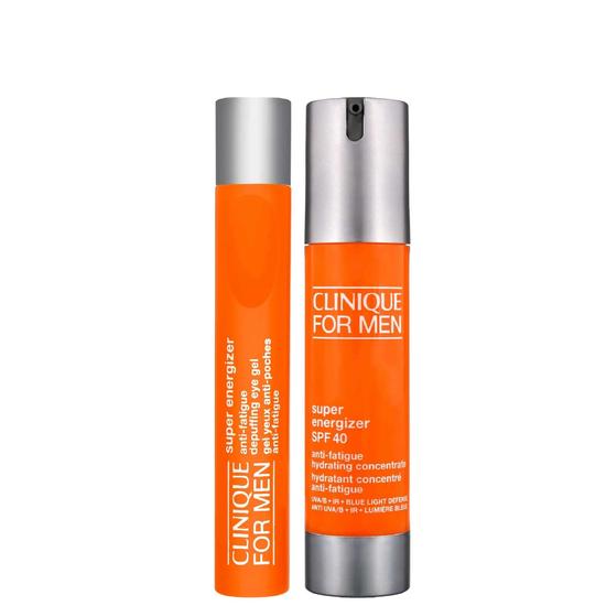 Clinique Super Energizer Bundles Duo: Mens Super Energizer Depuffing Eye Gel + Super Energizer SPF 40