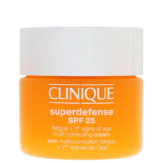 Clinique Superdefense Fatigue & Multi-Correcting Cream SPF 25 Full-Size: Very Dry to Dry Combination