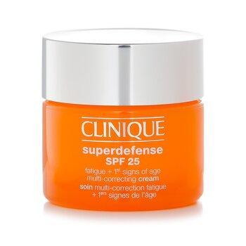 Clinique Superdefense SPF 25 Fatigue + 1st Signs Of Age Multi-Correcting Cream Combination Oily To Oily 50ml