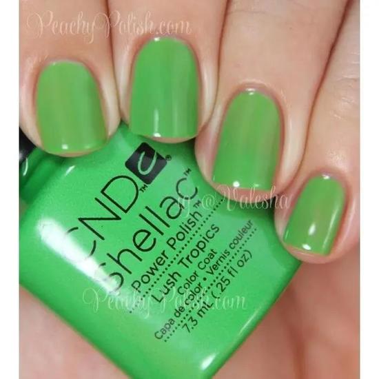 CND Shellac Power Polish Colour Coat 7.3ml Lush Tropics Colour