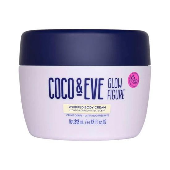 Coco & Eve Glow Figure Whipped Body Cream Lychee & Dragon Fruit 212ml