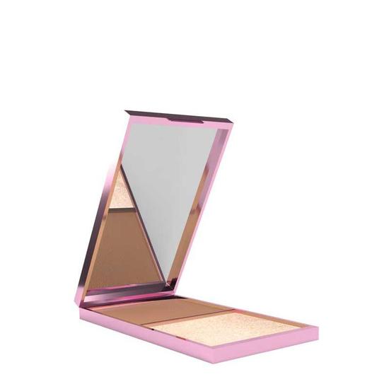 Cocoa Brown Cream Bronzer & Highlighter Palette