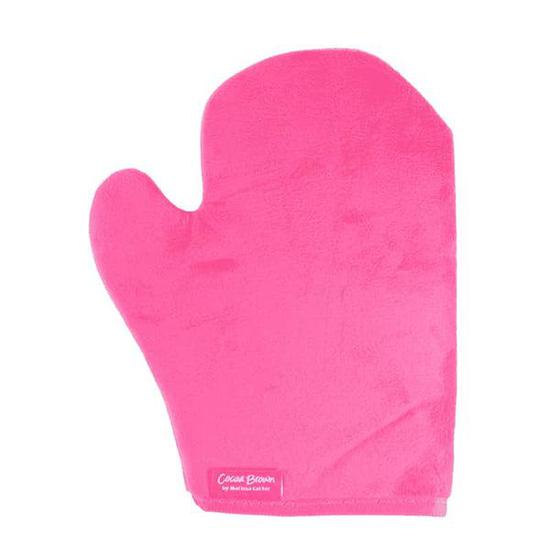 Cocoa Brown Deluxe Velvet Tanning Mitt With Thumb