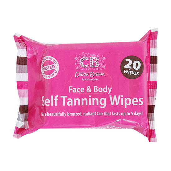 Cocoa Brown Self Tanning Wipes