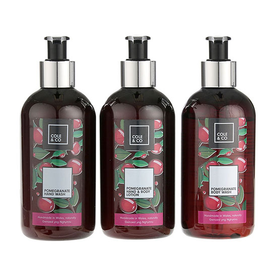 Cole & Co Pomegranate Bottle Collection