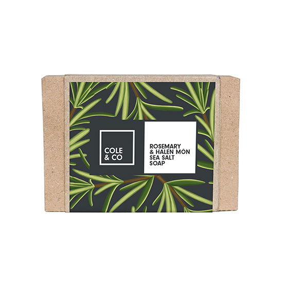Cole & Co Rosemary & Halen Mon Sea Salt Soap 80g