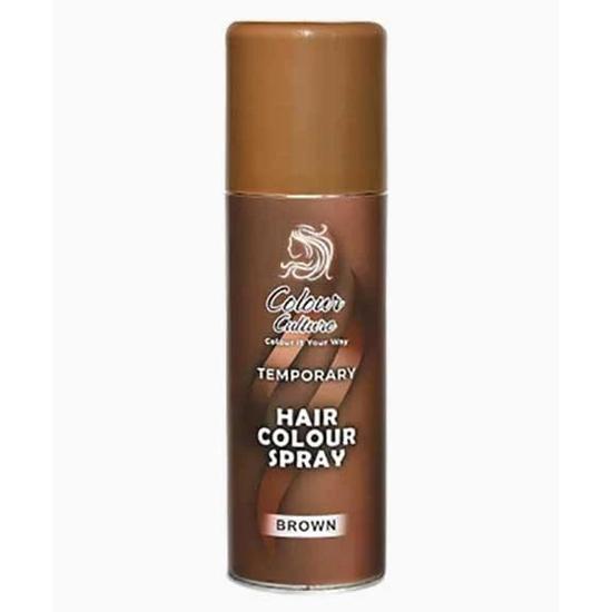 Colour Culture Temporary Brown Colour Hair & Body Glitter Spray