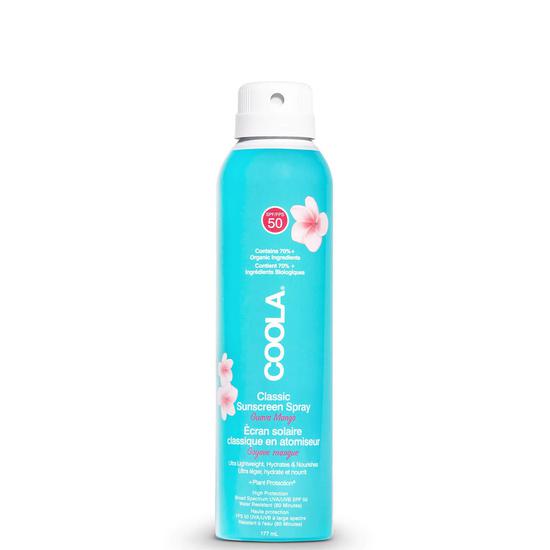 Coola Classic Body Organic Sunscreen Spray SPF 50 - Guava Mango 177ml