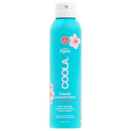 Coola Classic Body Organic Sunscreen Spray SPF 50 - Guava Mango 177ml
