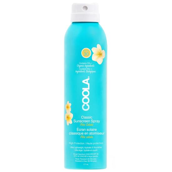 Coola Classic Body Sunscreen Spray SPF 30 Pina Colada