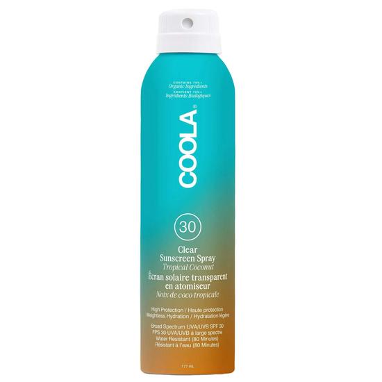 Coola Classic Body Sunscreen Spray SPF 30 Tropical Coconut