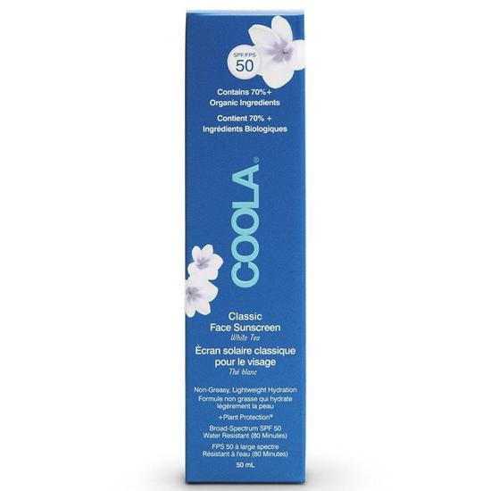 Coola Face Sunscreen Lotion SPF 50 White Tea 50ml