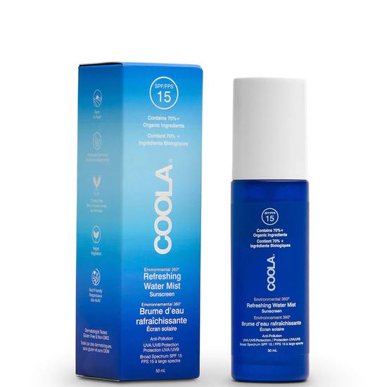 Coola Full Spectrum 360 Degrees Refreshing Water Mist Organic Face Sunscreen SPF 18 50ml
