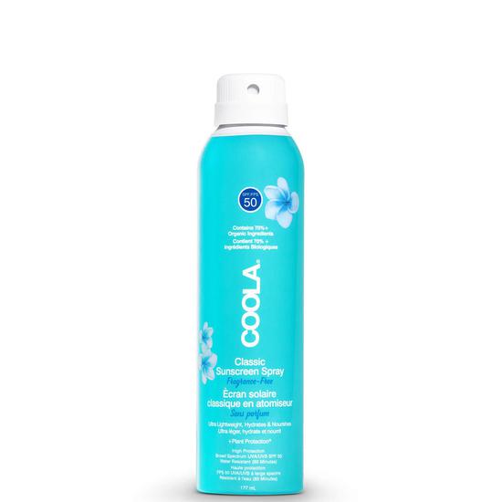 Coola Unscented Sunscreen Spray SPF 50 177ml