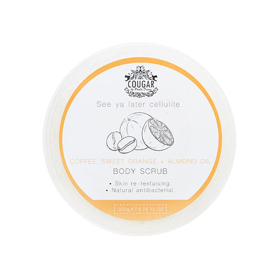 Cougar Body Coffee Sweet Orange & Almond Oil Sugar Scrub