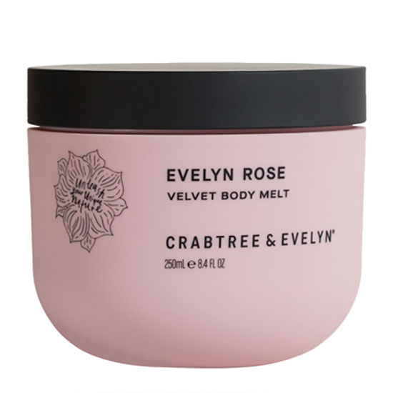 Crabtree & Evelyn Evelyn Rose Velvet Body Melt 250ml