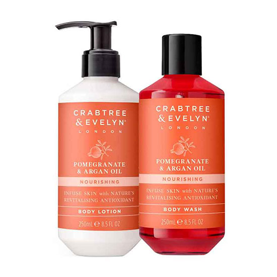 Crabtree & Evelyn Pomegranate Cocoon & Pamper Body Duo