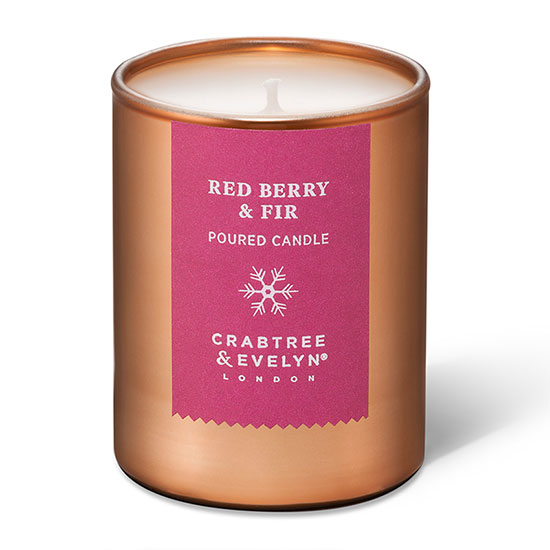 Crabtree & Evelyn Red Berry & Fir Mini Candle