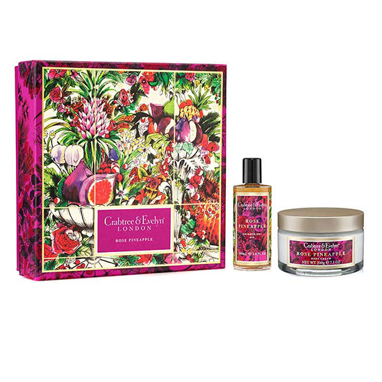 Crabtree & Evelyn Rose Pineapple Luxury Duo