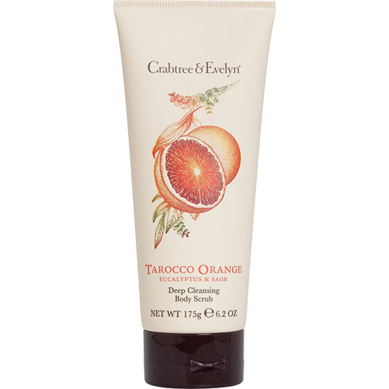 Crabtree & Evelyn Tarocco Orange Eucalyptus & Sage Deep Cleansing Body Scrub 175g