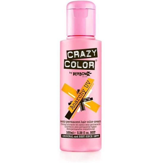 Crazy Color Semi Permanent Hair Colour Cream Anarchy UV