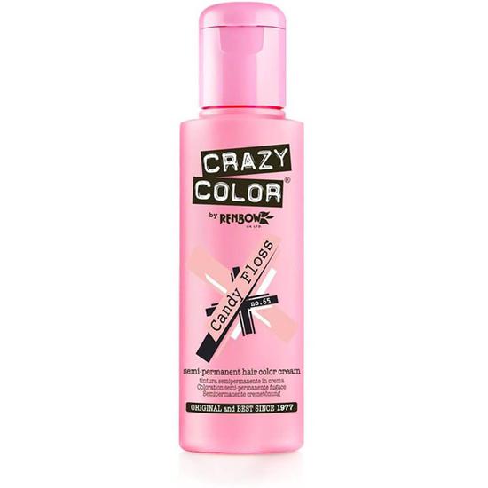 Crazy Color Semi Permanent Hair Colour Cream Candy Floss