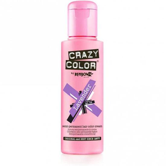 Crazy Color Semi Permanent Hair Colour Cream Lavender