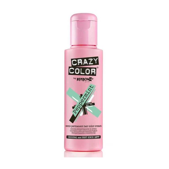 Crazy Color Semi Permanent Hair Colour Cream Peppermint