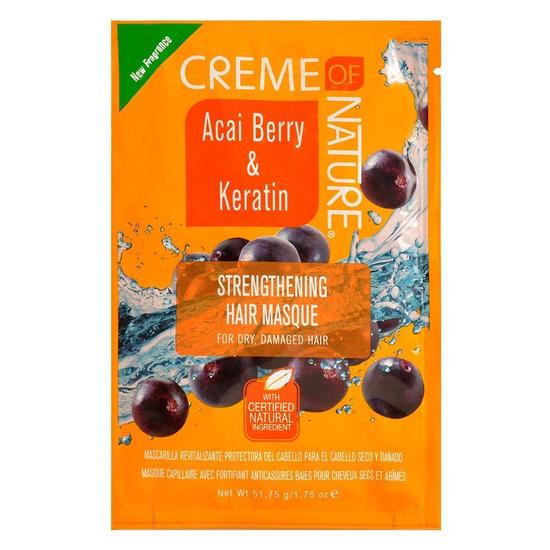 Creme Of Nature Acai Berry & Keratin Strengthening Hair Masque 51g