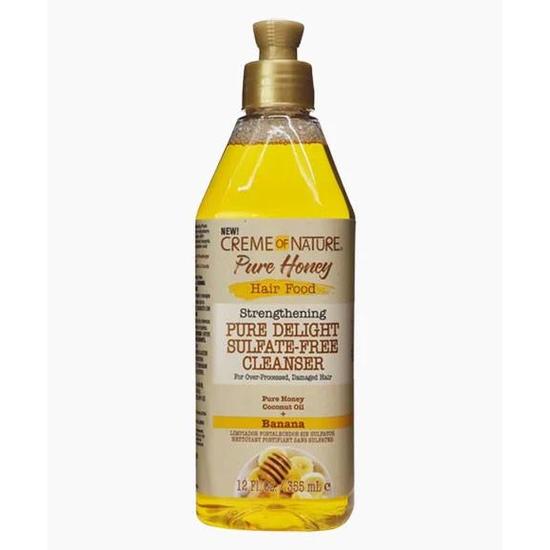 Creme Of Nature Pure Honey Hair Food Strengthening Pure Delight Sulphate Free Cleanser