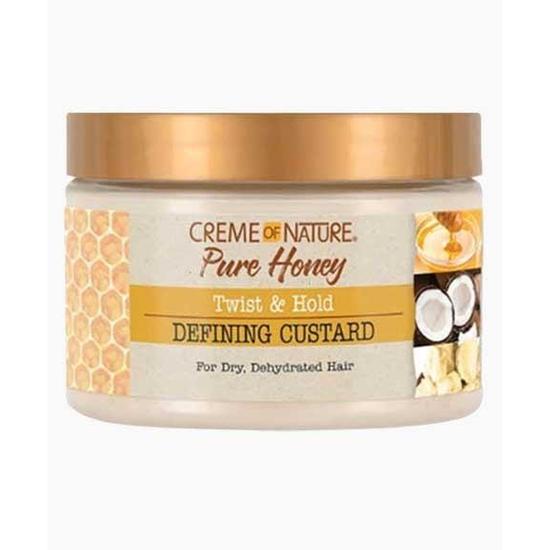 Creme Of Nature Pure Honey Twist & Hold Defining Custard 326g