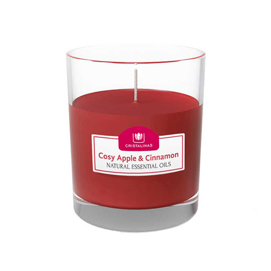 Cristalinas Cinnamon & Apple Scented Candle