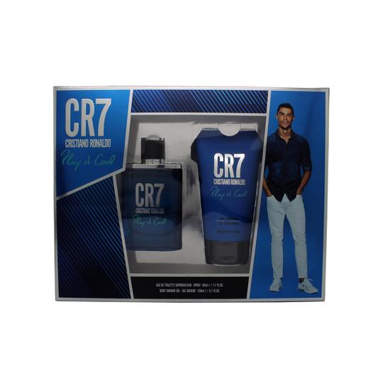 Cristiano Ronaldo CR7 Play It Cool Gift Set 50ml Eau De Toilette + 150ml Shower Gel