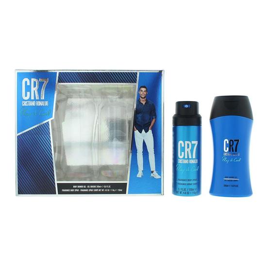 Cristiano Ronaldo Cr7 Play It Cool Shower Gel 200ml + Body Spray 150ml Gift Set 200ml