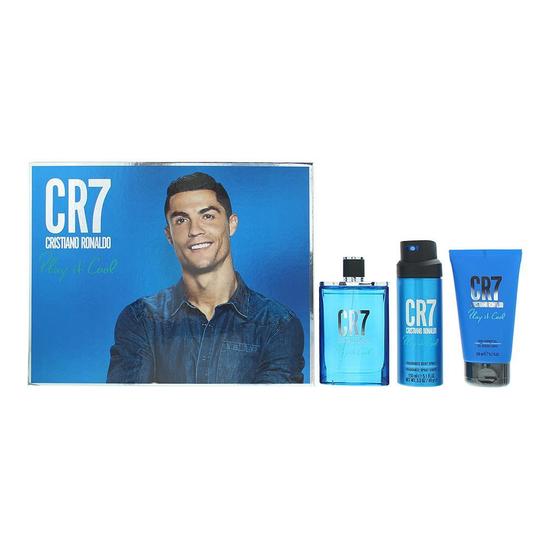 Cristiano Ronaldo Play It Cool Eau De Toilette Gift Set For Him 100ml
