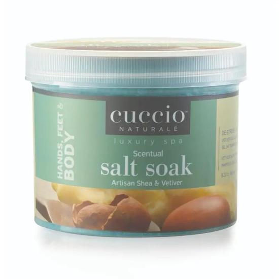 Cuccio Artisan Shea & Vetiver Scentual Salt Soak