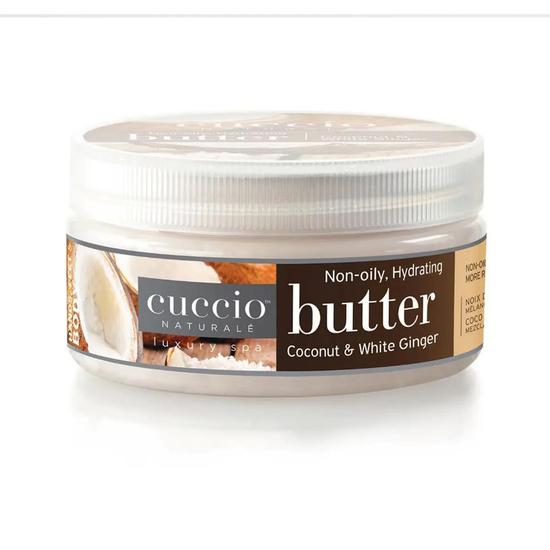 Cuccio Butter Blend 240gm Coconut & White Ginger