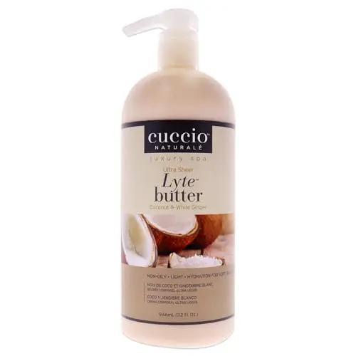 Cuccio Coconut & White Ginger Lyte Lotion