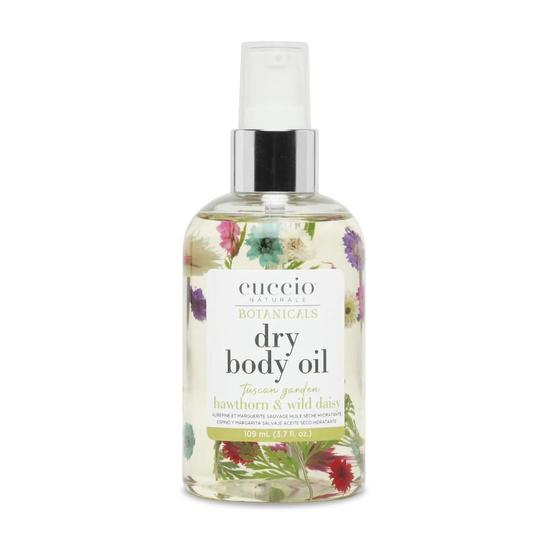 Cuccio Hydrating Dry Body Oil Italian Garden Range Hawthorn & Wild Daisy