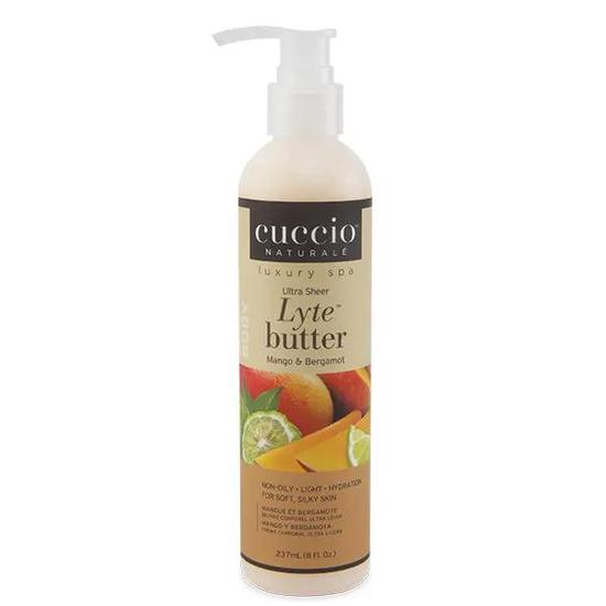 Cuccio Mango & Bergamot Lyte Body Butter 237ml