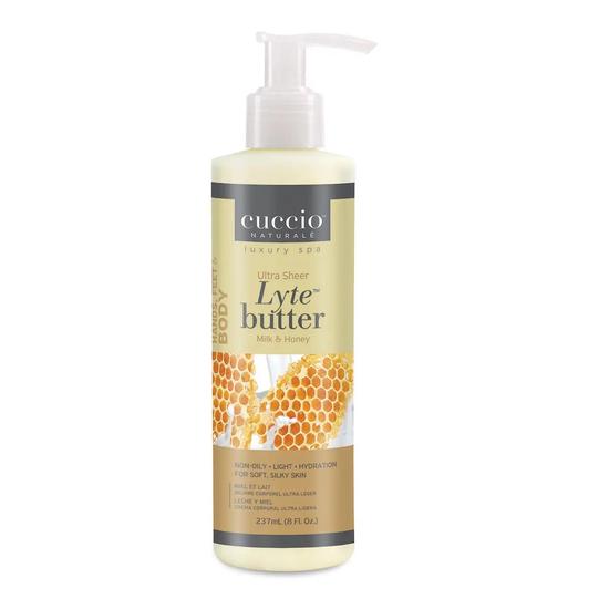 Cuccio Milk & Honey Lyte Body Butter 237ml
