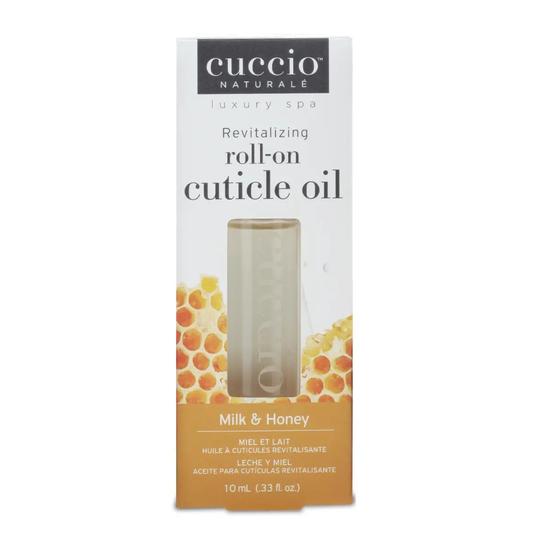 Cuccio Naturale Revitalising Roll-On Cuticle Oil Milk & Honey 10ml