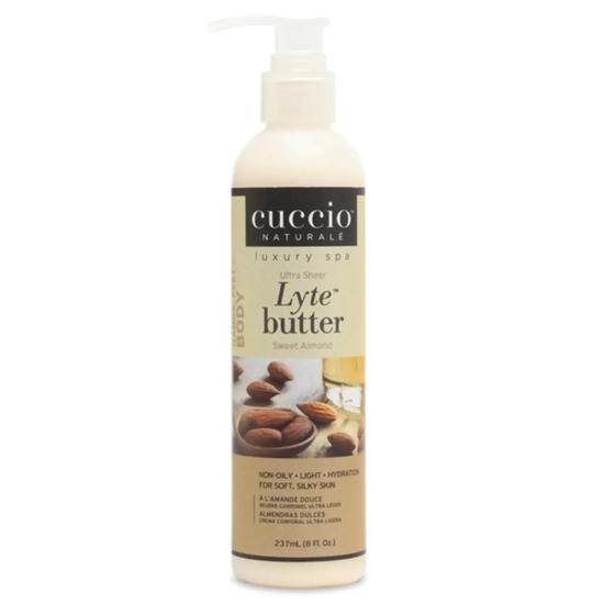 Cuccio Sweet Almond Lyte Body Butter 237ml