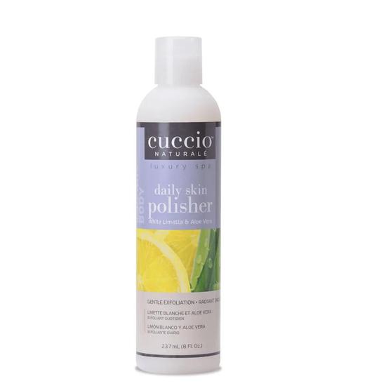 Cuccio White Limetta & Aloe Vera Daily Skin Polisher Exfoliant 237ml