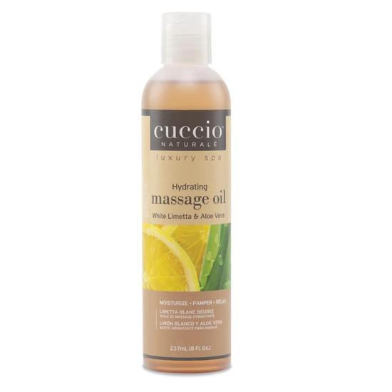 Cuccio White Limetta & Aloe Vera Hydrating Massage Oil 237ml